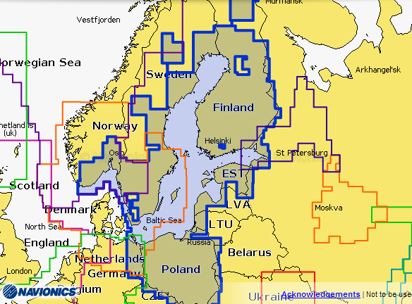 Navionics Gold Xl Xg Elektronische Seekarte Ostsee Finnland