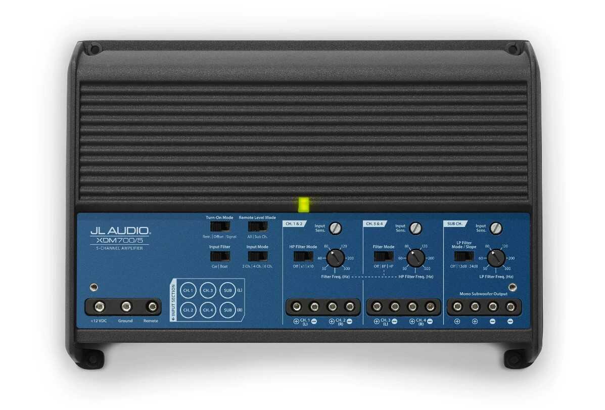 JL Audio Marine XDM-Serie Klasse D Verstärker 700W, 5 Kanal JL Audio Marine XDM-Serie Klasse D Verstärker 700W, 5 Kanal