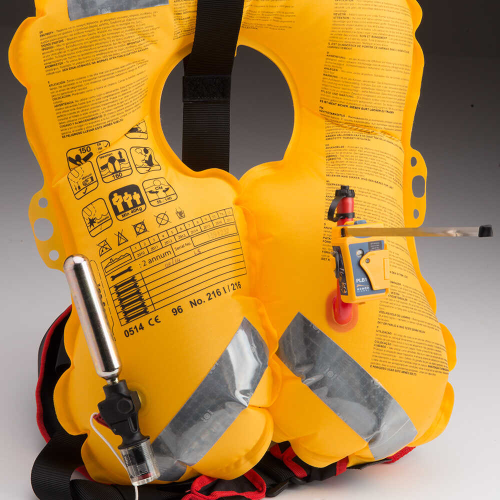 Ocean Signal PLB1 Notrufsender 116g, Wasserdicht bis 15m, Gelb