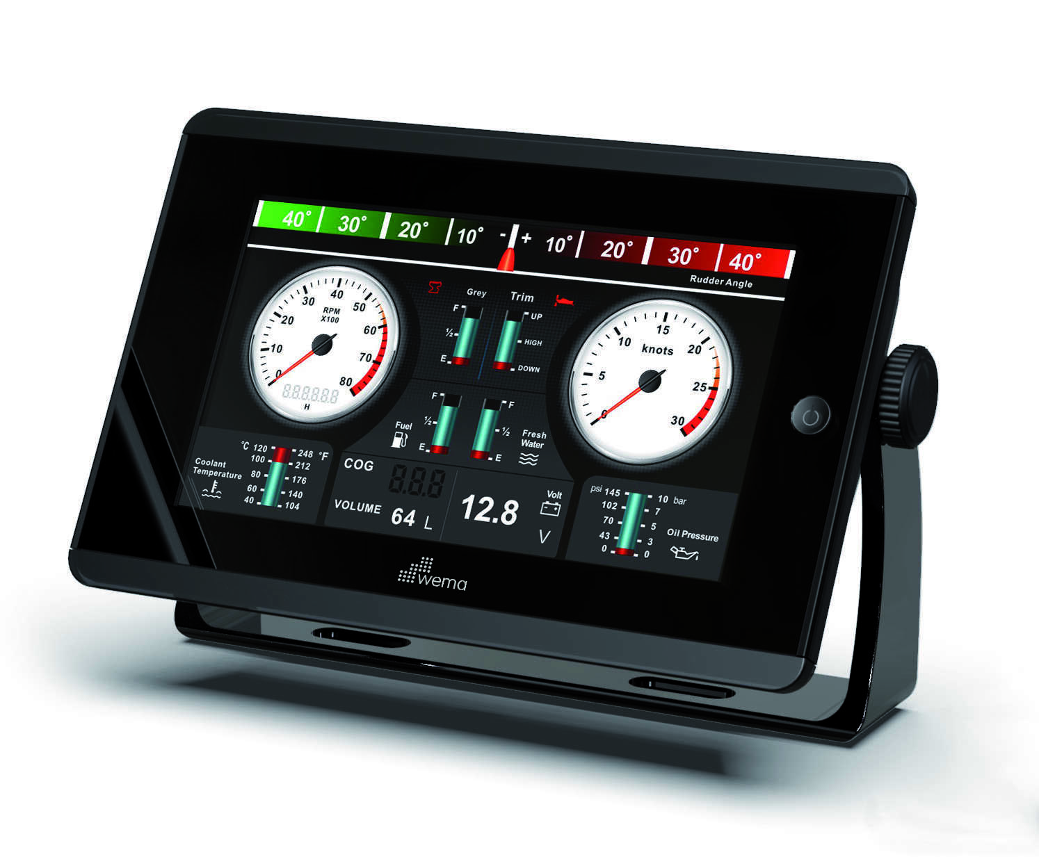 Wema NMEA2000 Multifunktionales Touchscreen-Display 7"