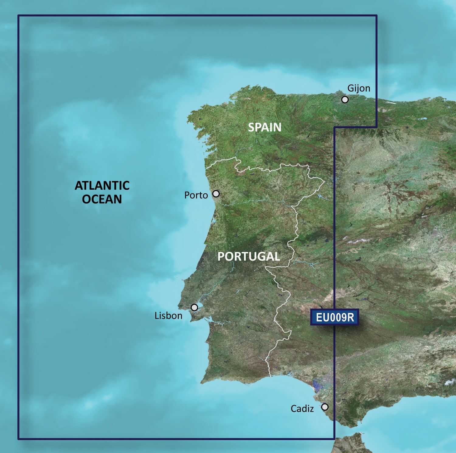 Garmin BlueChart g3 EU009R – Seekarte Portugal und Nordwest-Spanien
