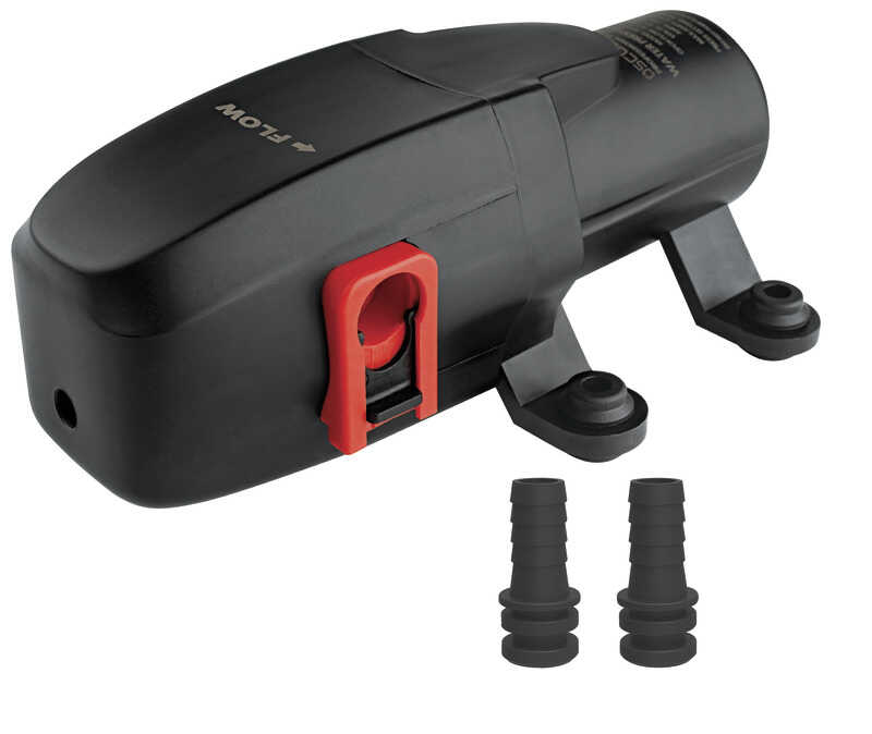 Osculati SuperFlow Druckwasserpumpe mit 2 Ventilen, 12 V, Seitenansicht