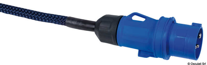 Osculati Kabel für Landanschluss mit robusten Polyestergeflecht und Cruiser-Stecker
