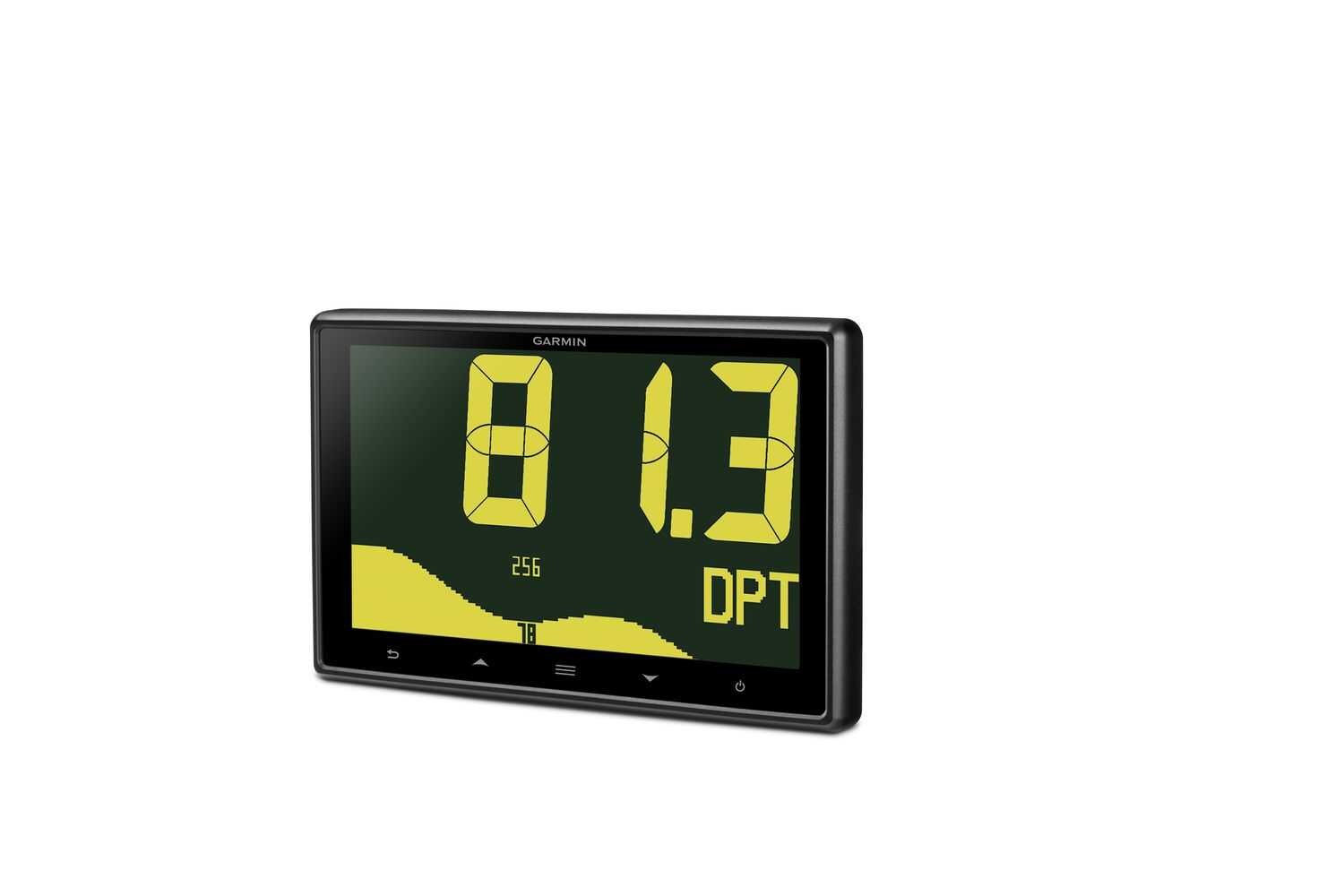 Garmin GNX 120 Marineinstrument mit NMEA 2000-Konnektivität, zeigt über 50 Marineparameter wie Wind, GPS-Geschwindigkeit und Tiefe an