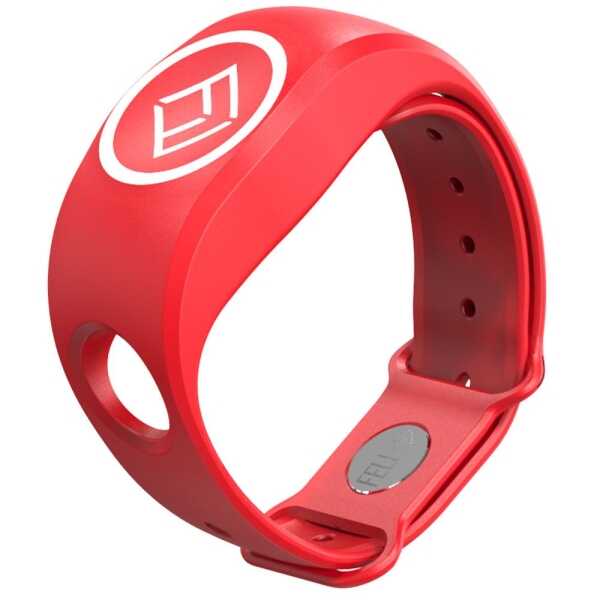 Fell Marine Silikon-Armband für xFOB AlarmChip Silikon Schwarz, Pink, Rot, Blau, neon gelb