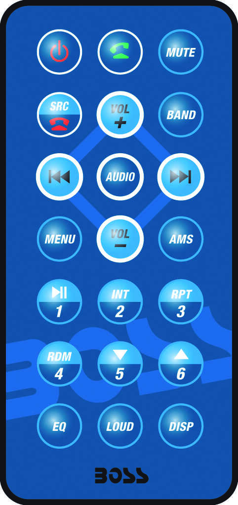 Boss Marine Radio 1308UABK