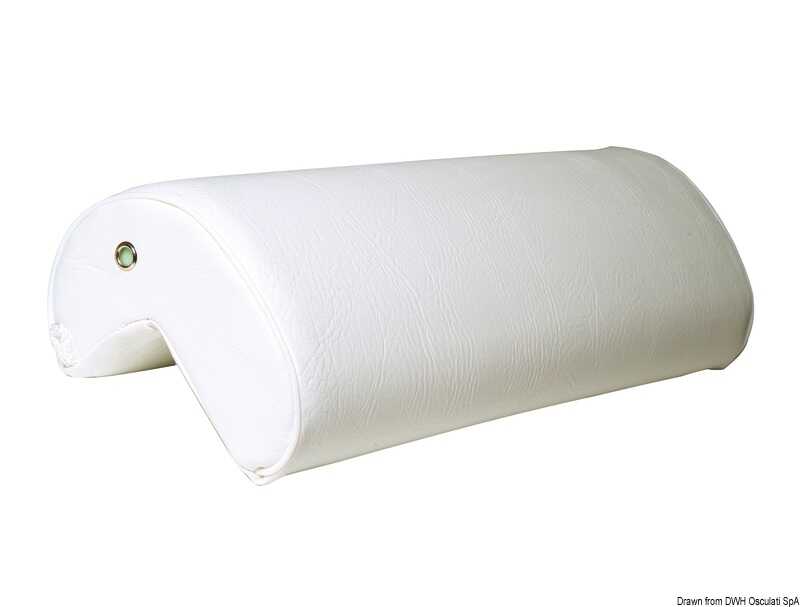 PONTTOR Bedflex Reling Polster - Weißes Rundkissen Für Boot Reling Comfort