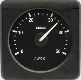 B&G AWS Wingeschwindigkeit Anzeige