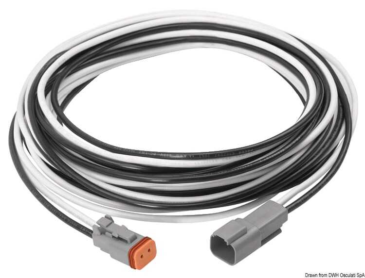 Lenco Verlängerungskabel mit wasserdichten Deutsch Connectors – ABYC-konform, robustes Kabel für Aktuatoren im Marinebereich