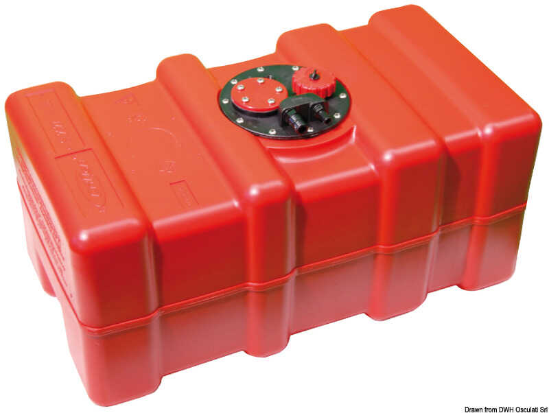 Osculati Kraftstofftank aus Eltex 55 l, EG-zugelassen, für Benzin & Diesel