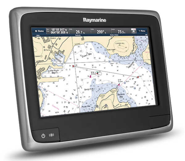 Raymarine a97 Multifunktionsdisplay mit integrierten Sonar und WiFi