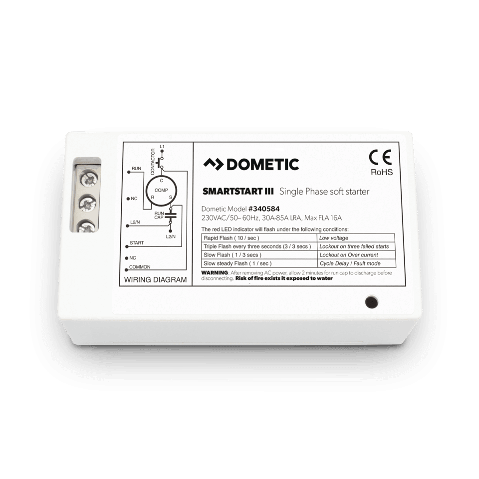 Dometic SmartStart III Softstarter für Klimaanlagen in Booten, 16 A, 30–85 kBTU/h