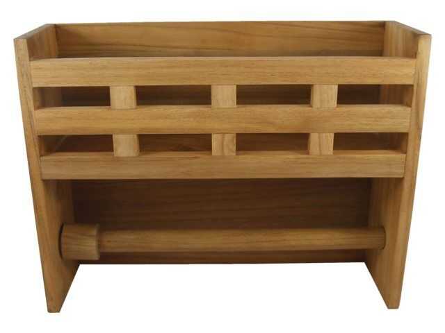 EUDE Gewürzregal mit Küchenrollenhalter 33 x 10 x 25,5 cm