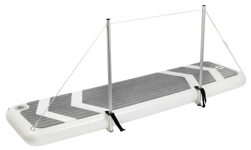 Optionales Geländersystem für sichere Nutzung der Airwalk Gangway 240 cm