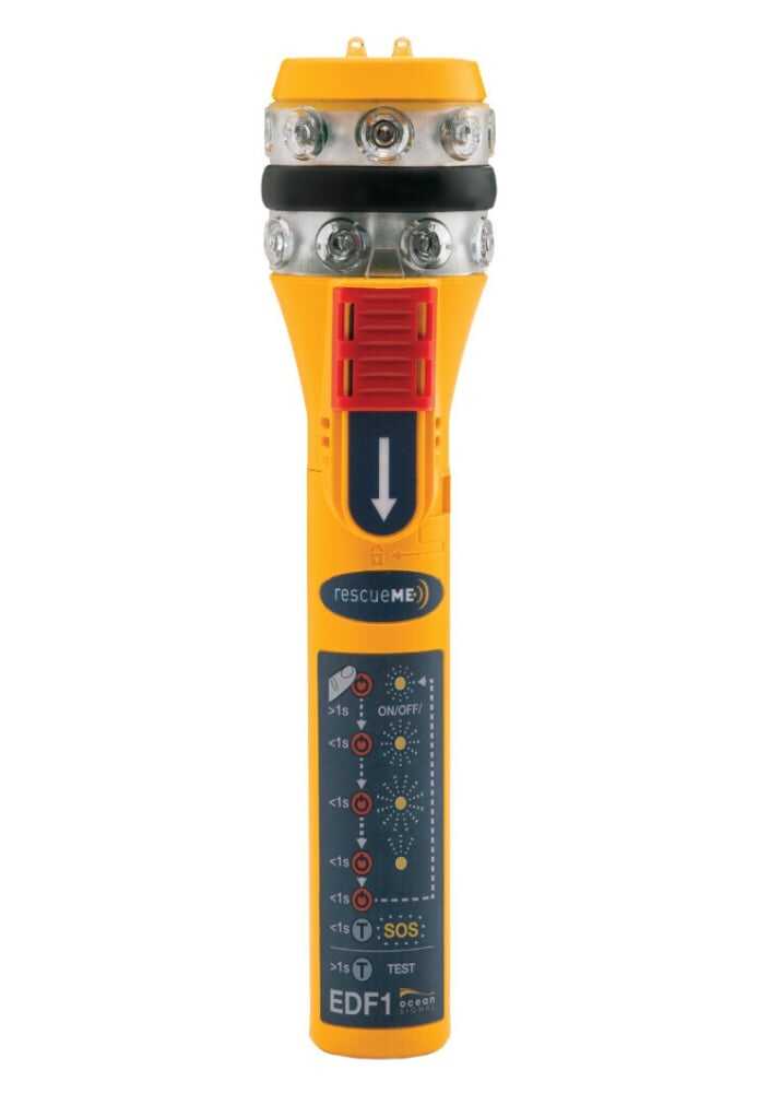 Ocean Signal RescueME EDF1 Notsignalleuchte, 155g, 6 Stunden, Wasserdicht 10 Meter