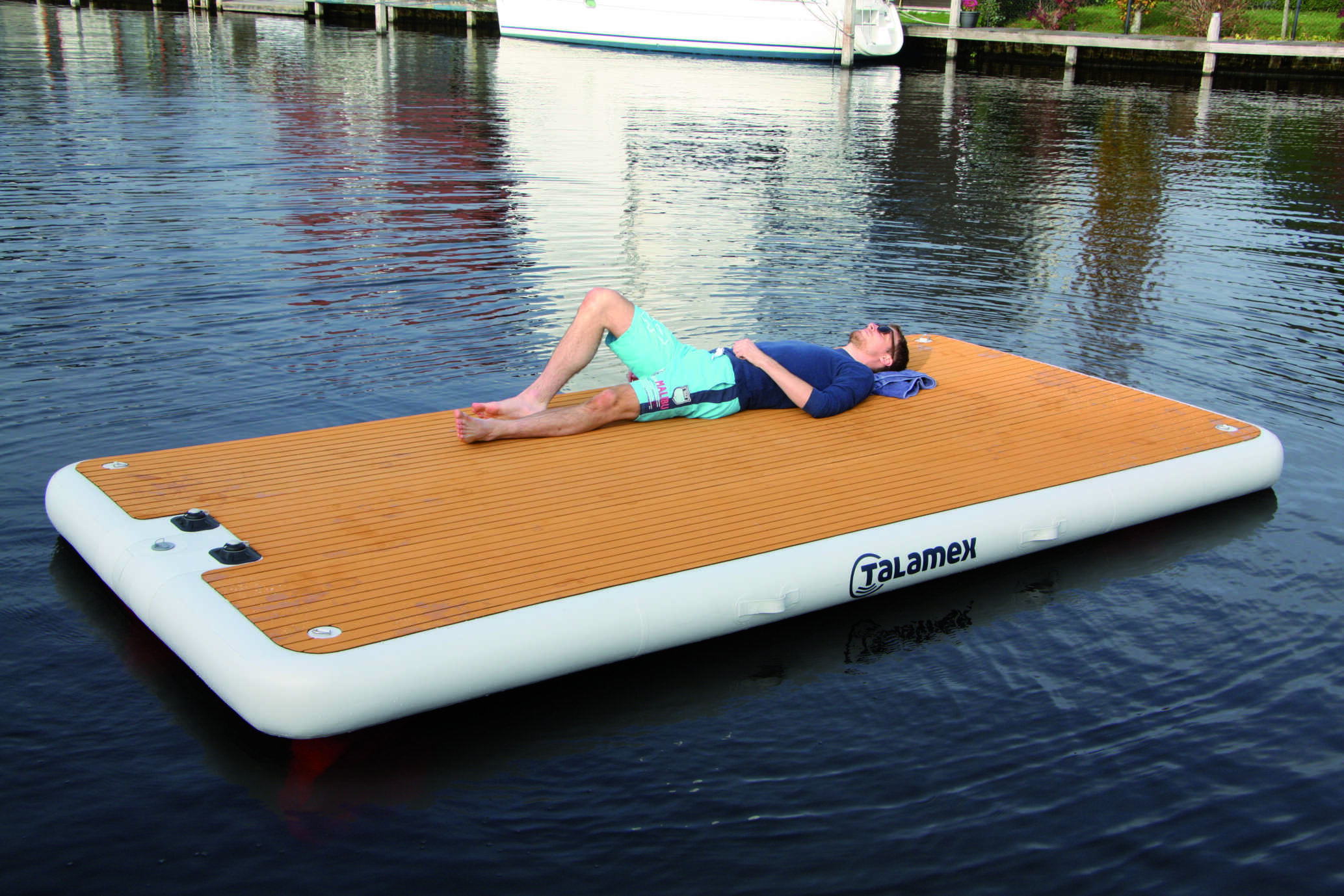 Talamex Aufblasbare Air-Dock-Badeplattform