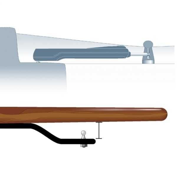 Simrad Pinnen-Unterbau-Halterung