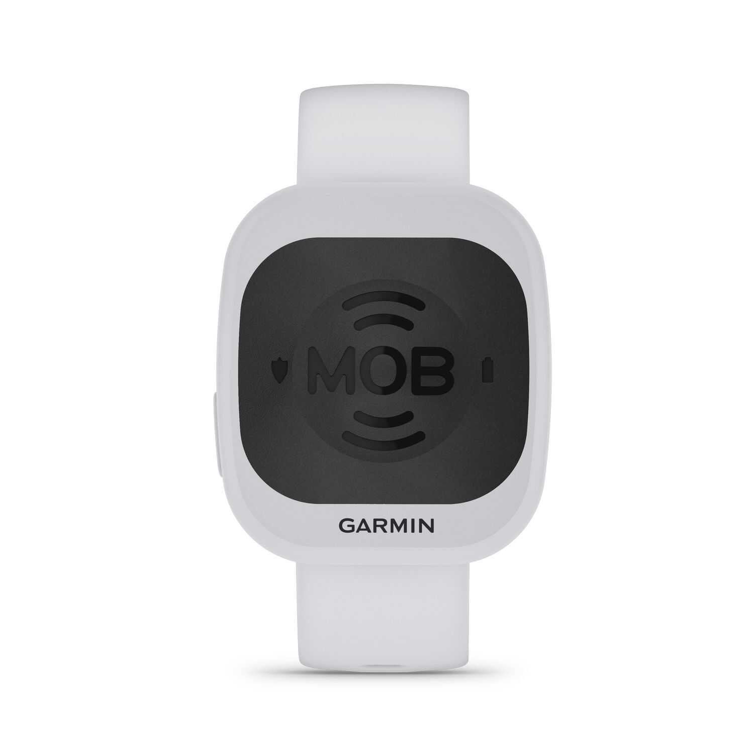 Weißer Garmin OnBoard MOB-Sender für Mann-über-Bord Sicherheitssystem