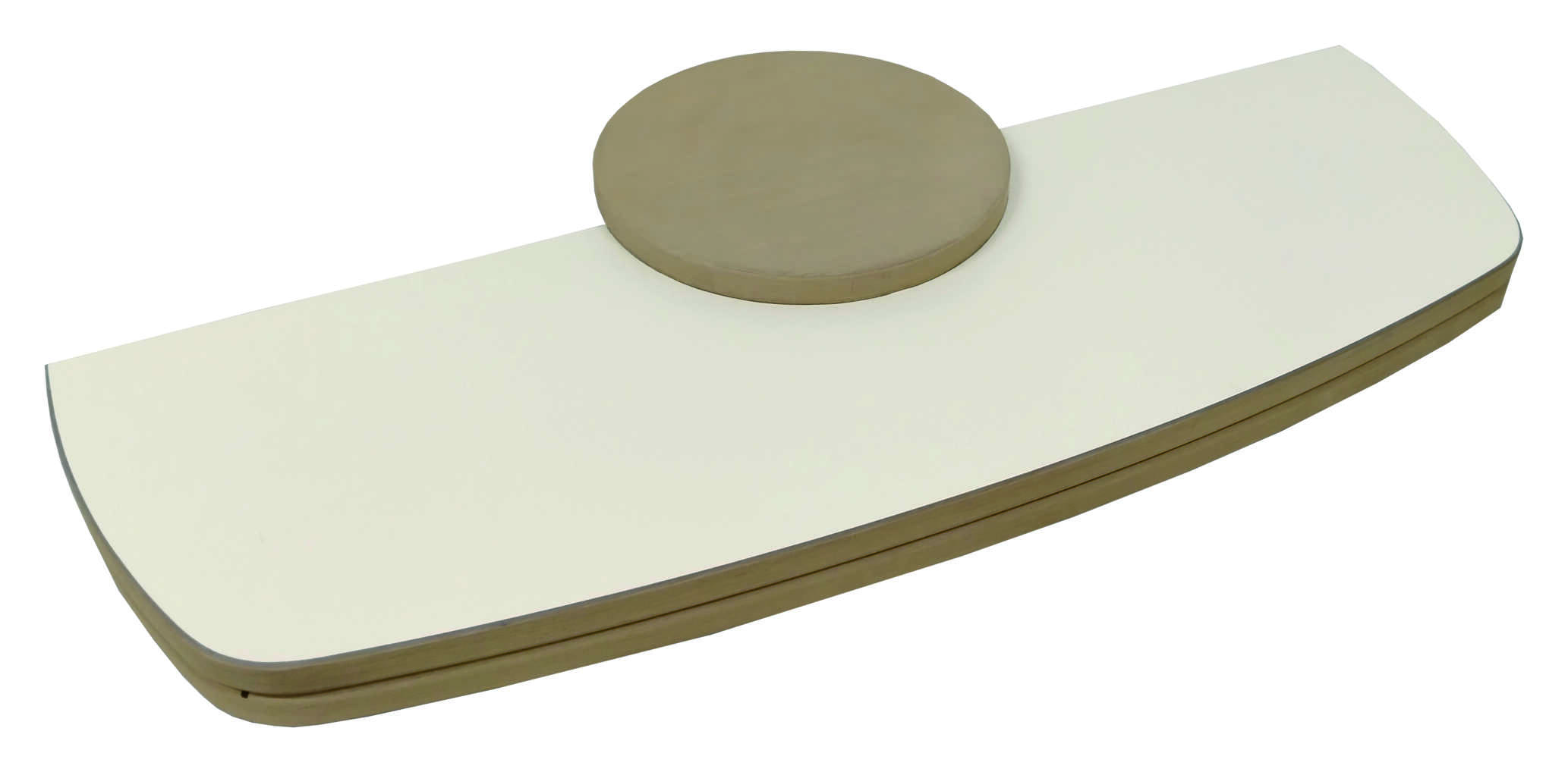 Tischplatte aus EcoTeak mit klappbarem Design – optimal für begrenzten Platz auf Yachten und Booten