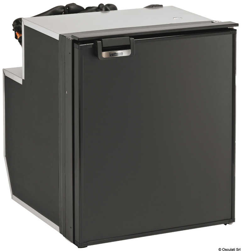 Isotherm Cruise Classic Total Black Kühlschrank – stilvoller 12/24V Einbaukühlschrank für Boote und Yachten