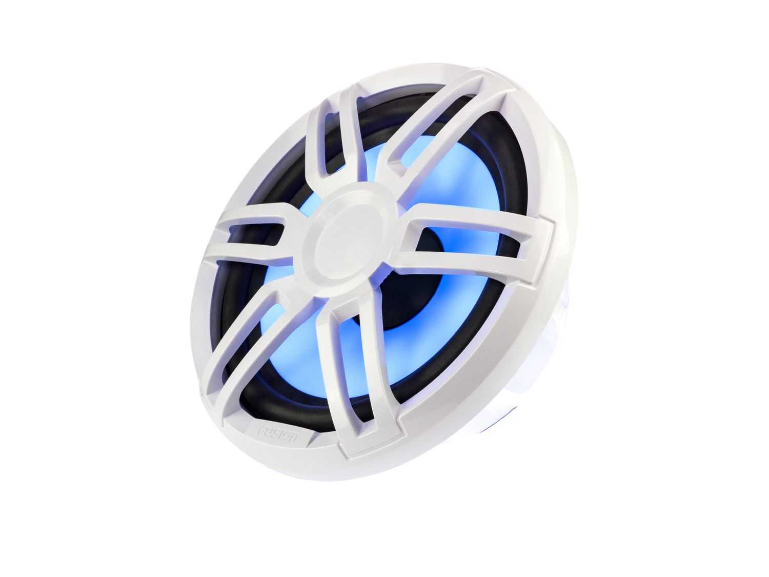 Fusion 10'' XS-SL10SPGW Subwoofer – Weiß und Grau mit RGB-Beleuchtung