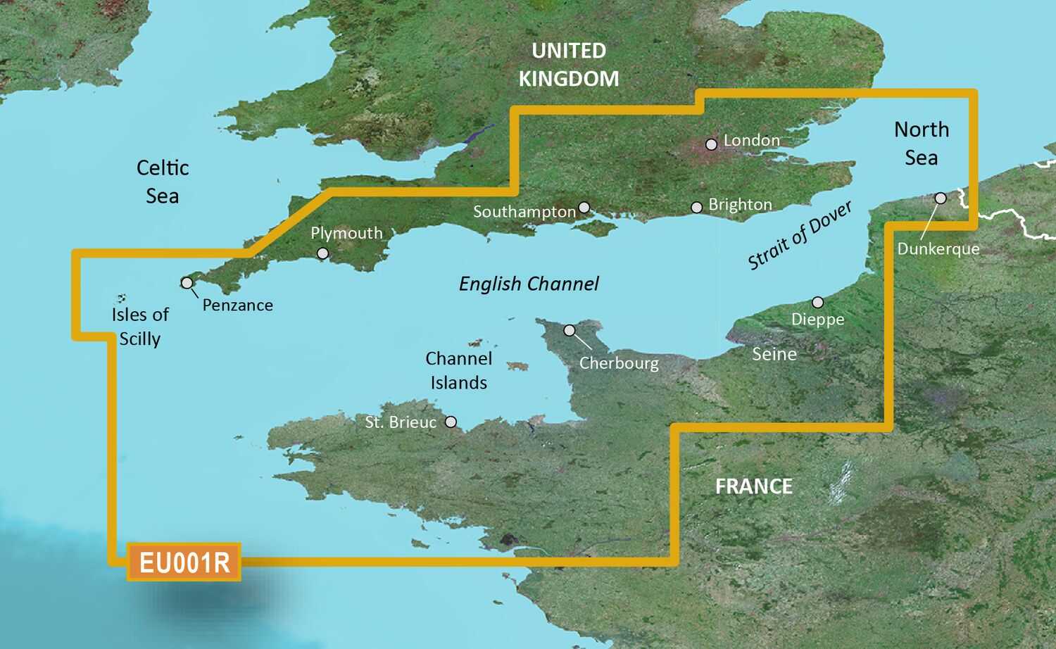 Garmin BlueChart g3 Vision EU001R – Englischer Kanal