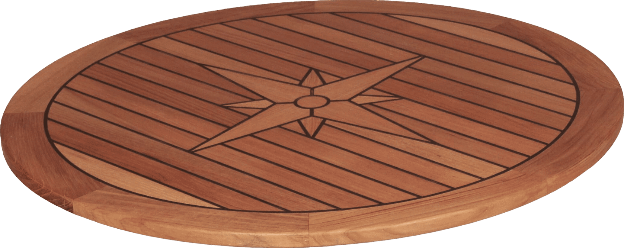 EUDE Teak-Tischplatte Circle Ø 65 cm