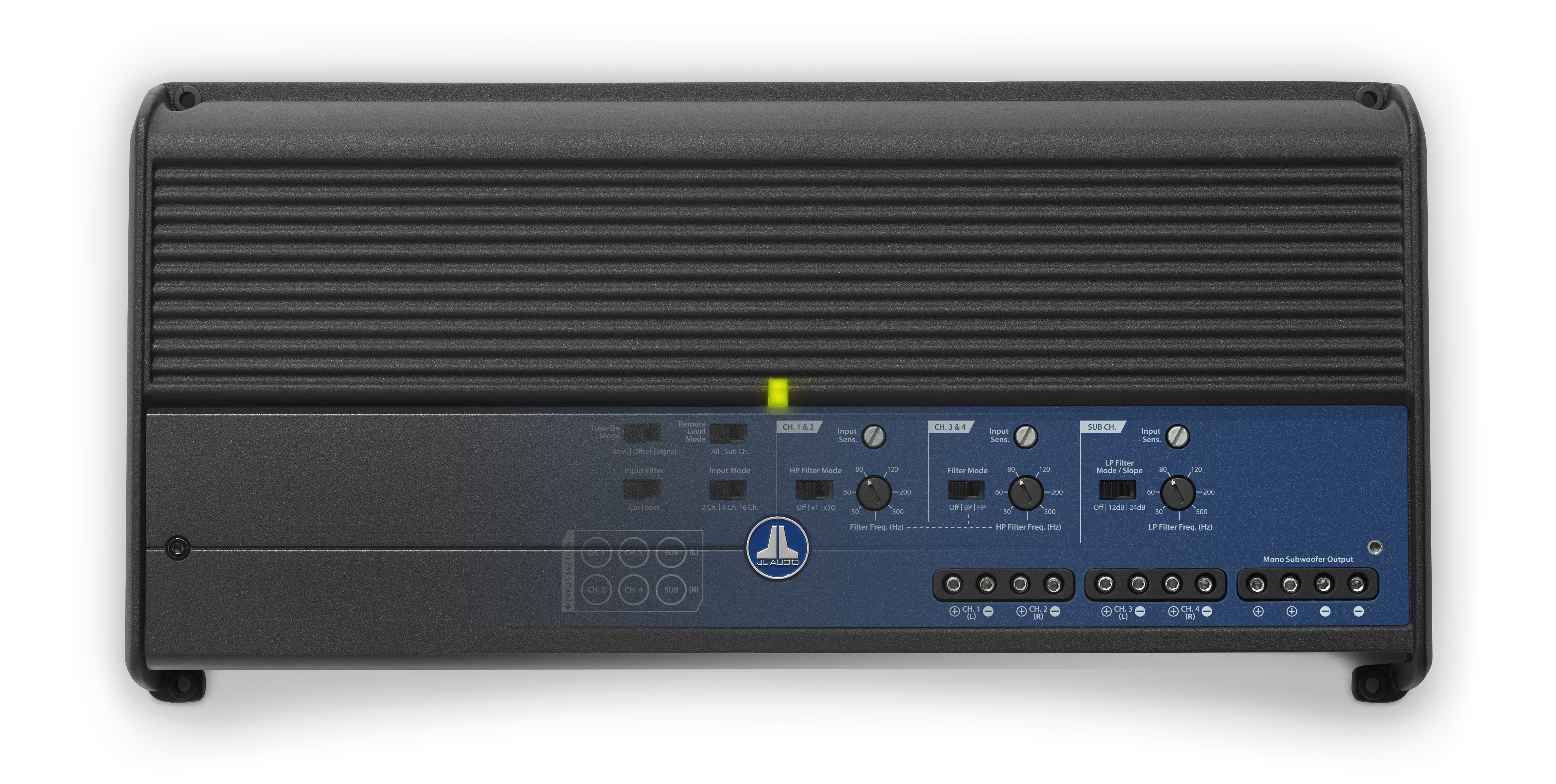 JL Audio Marine XDM-Serie Klasse D Verstärker 1000W, 5 Kanal