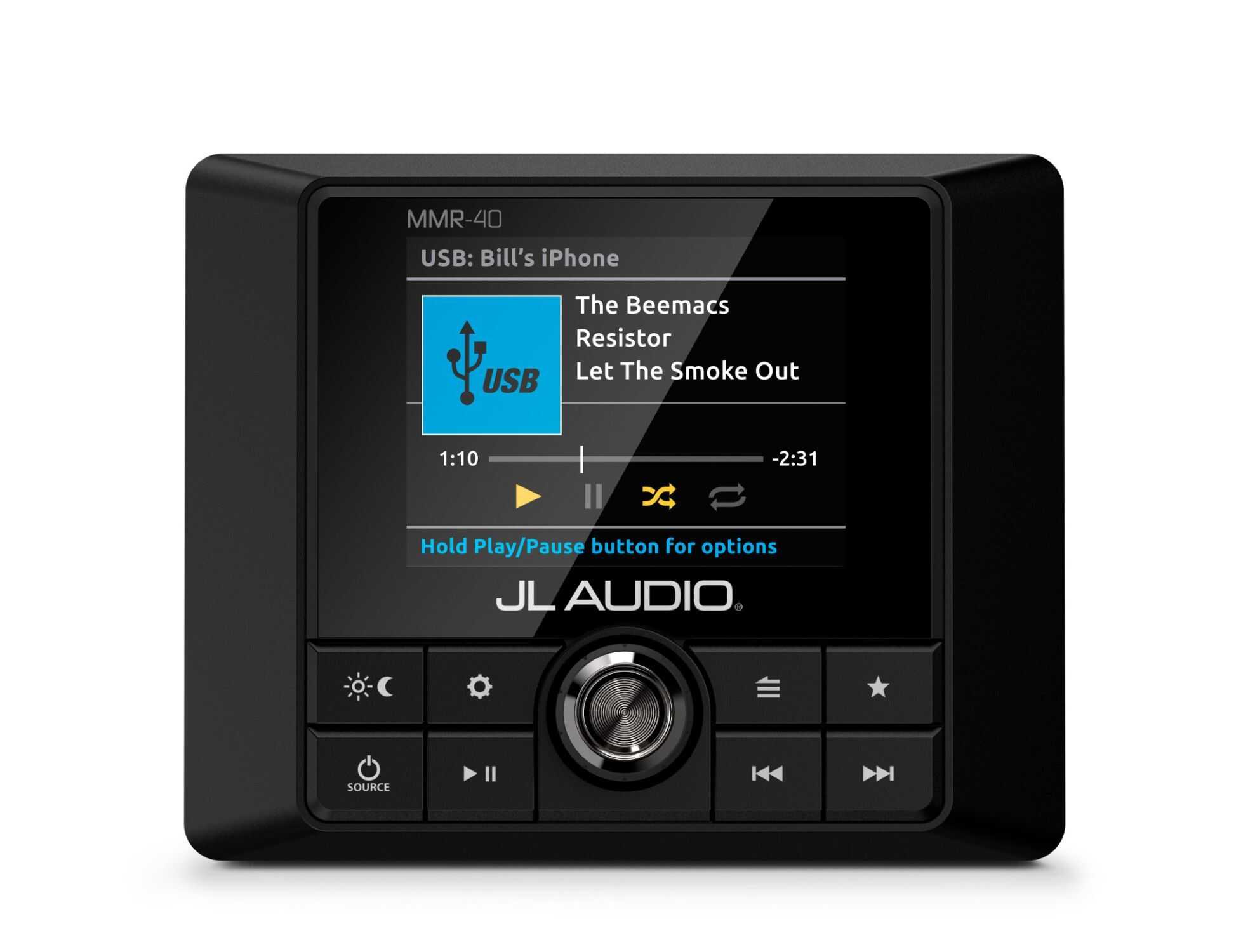 JL Audio MediaMaster 40 mit NMEA2000 Integration (nur Bedinungseinheit)
