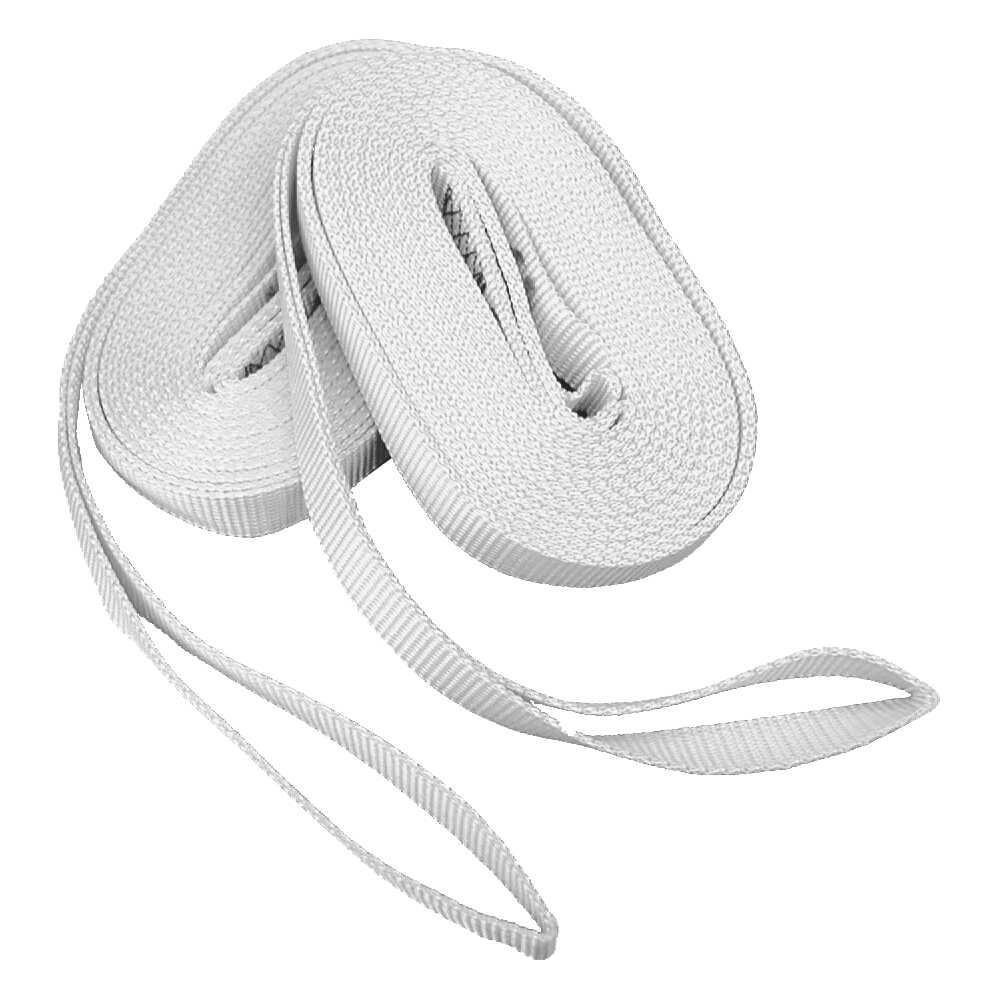 Lalizas Life-Link Jacklines Sicherheitsleinen, Weiß, 10 m, 2 Stück