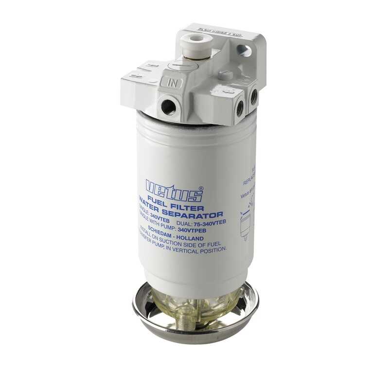 Vetus VTEPB Spin-on Filter mit Entlüftungspumpe | 340 | 21129