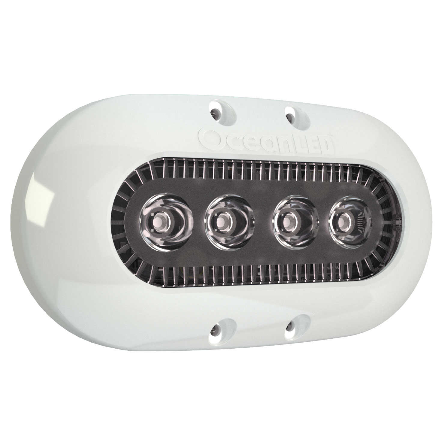 OceanLED X4 Unterwasser-LED mit heller Ausleuchtung des Wassers am Bootsrumpf