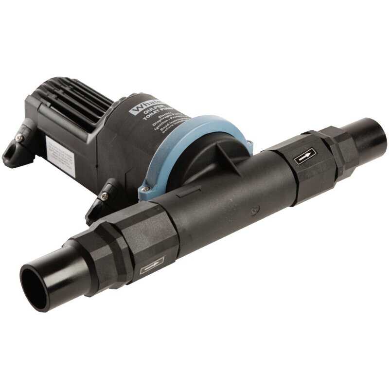 Gulper Toilet Pump mit bis zu 18 Litern pro Minute Förderleistung für unvermahlenes Toilettenabwasser, ideal für Fäkalientanks und Vakuumsysteme.