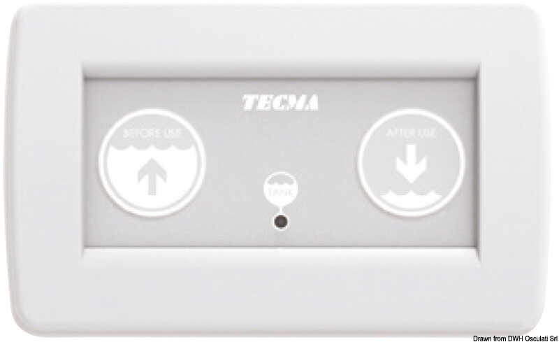 TECMA Elektrische Toilette Silence Plus 2G (2. Generation) mit All-in-One Bedienpanel