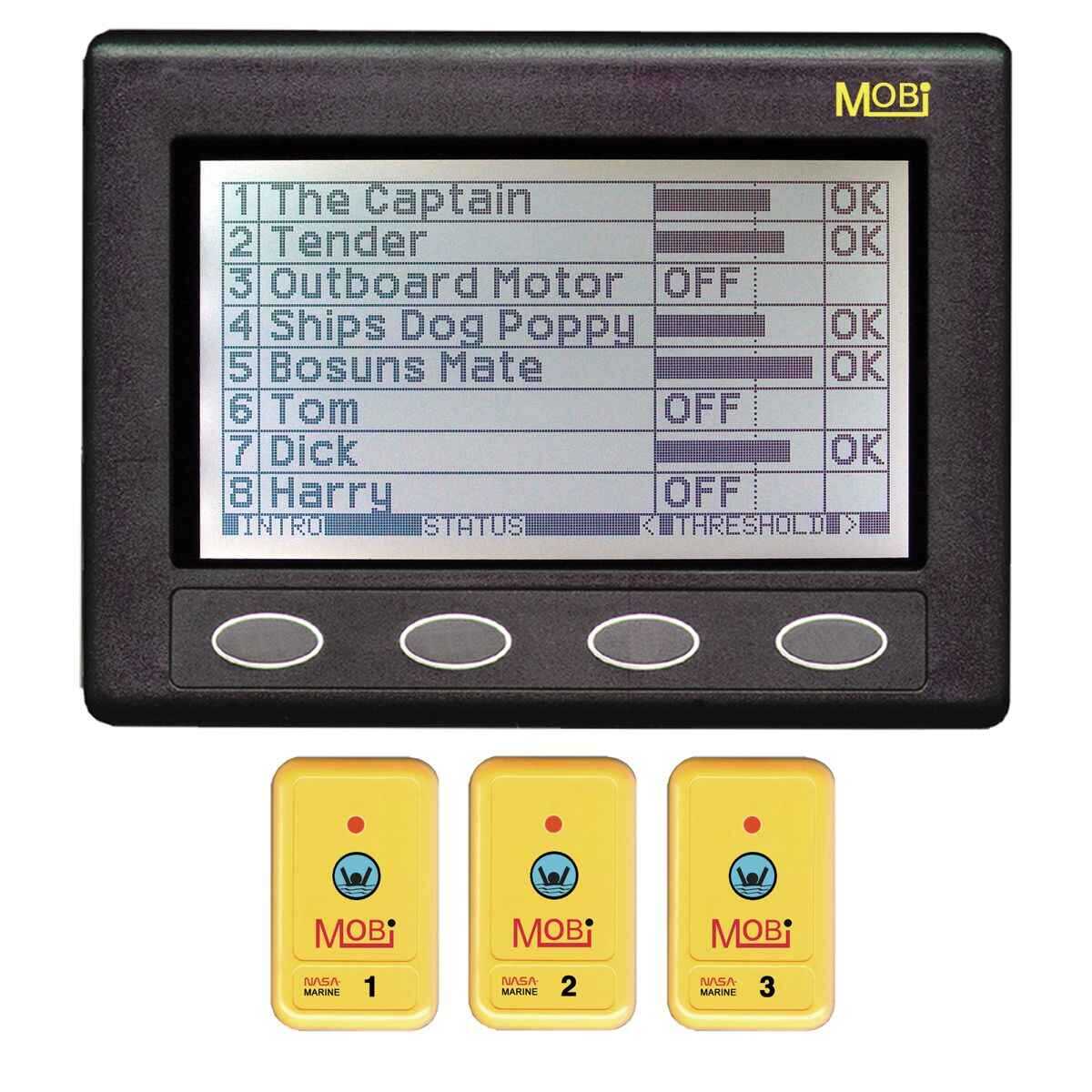 Nasa Marine MOBi Mann-Über-Bord Indikator Basis + 3 Sender