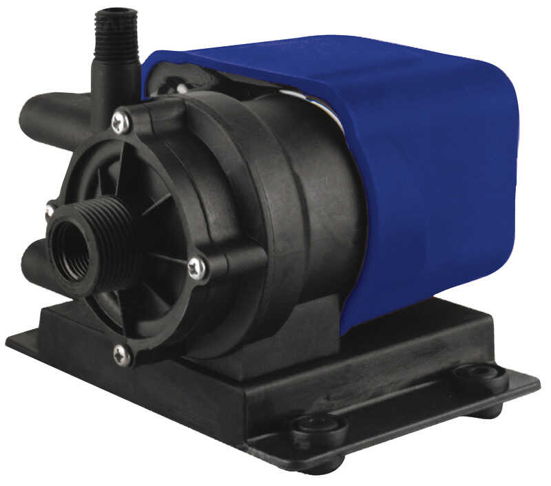Osculati SuperFlow Umwälzpumpe für Schiffsklimaanlagen, 220 V, schwarz-blau, mit Außengewindeanschlüssen und Montagefuß