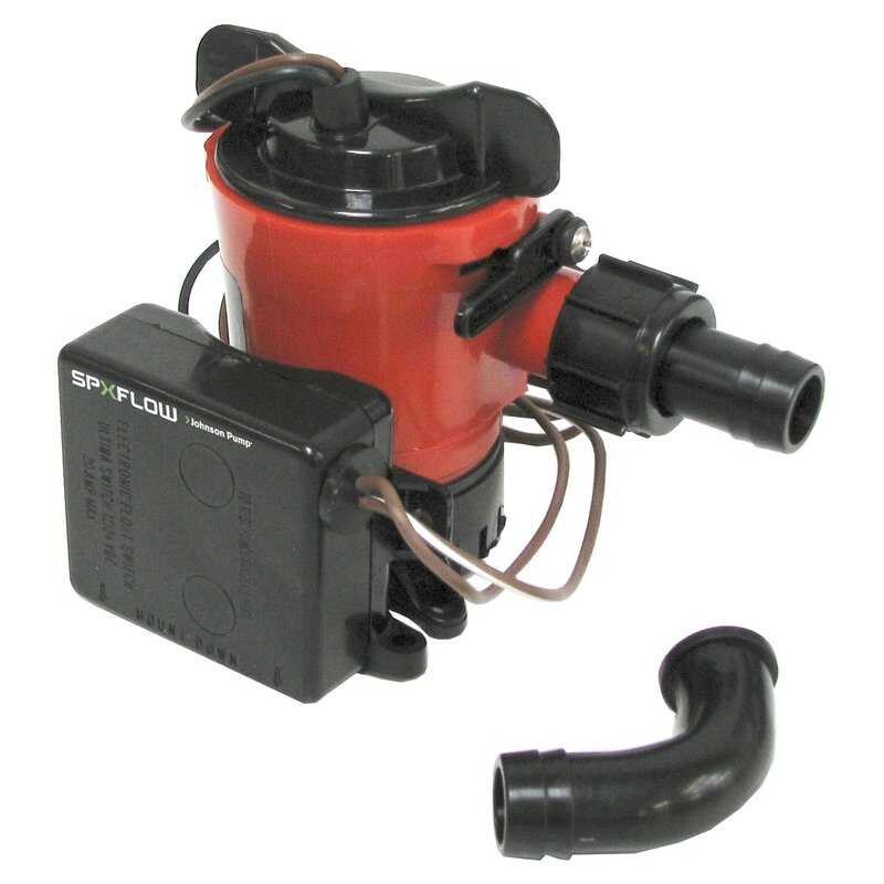 Johnson Pump 500 gph automatische Bilgenpumpe, 3/4-Zoll-Schlauch