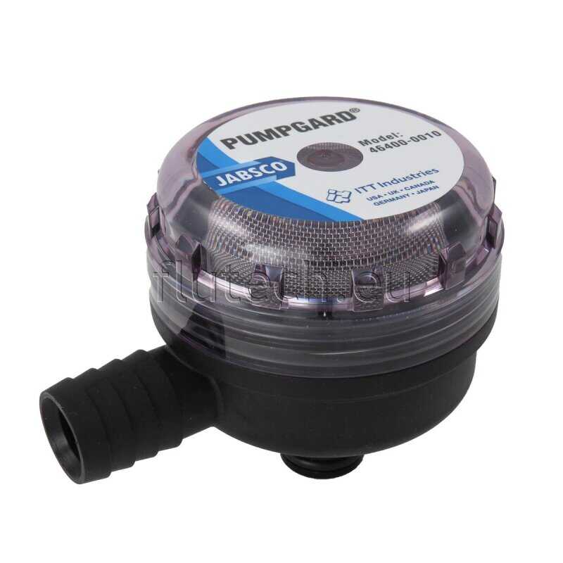 Jabsco Wasserfilter 3/4" 90° – Typ 46400-0010