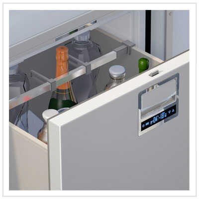 Vitrifrigo DRW180A Doppel Schublade ALL IN ONE