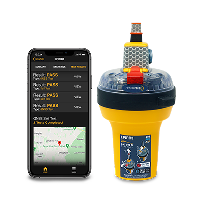 Ocean Signal rescueME EPIRB3 PRO, mit Floatfree-Gehäuse und AIS & RLS Lebensdauer von 10 Jahren, 422g