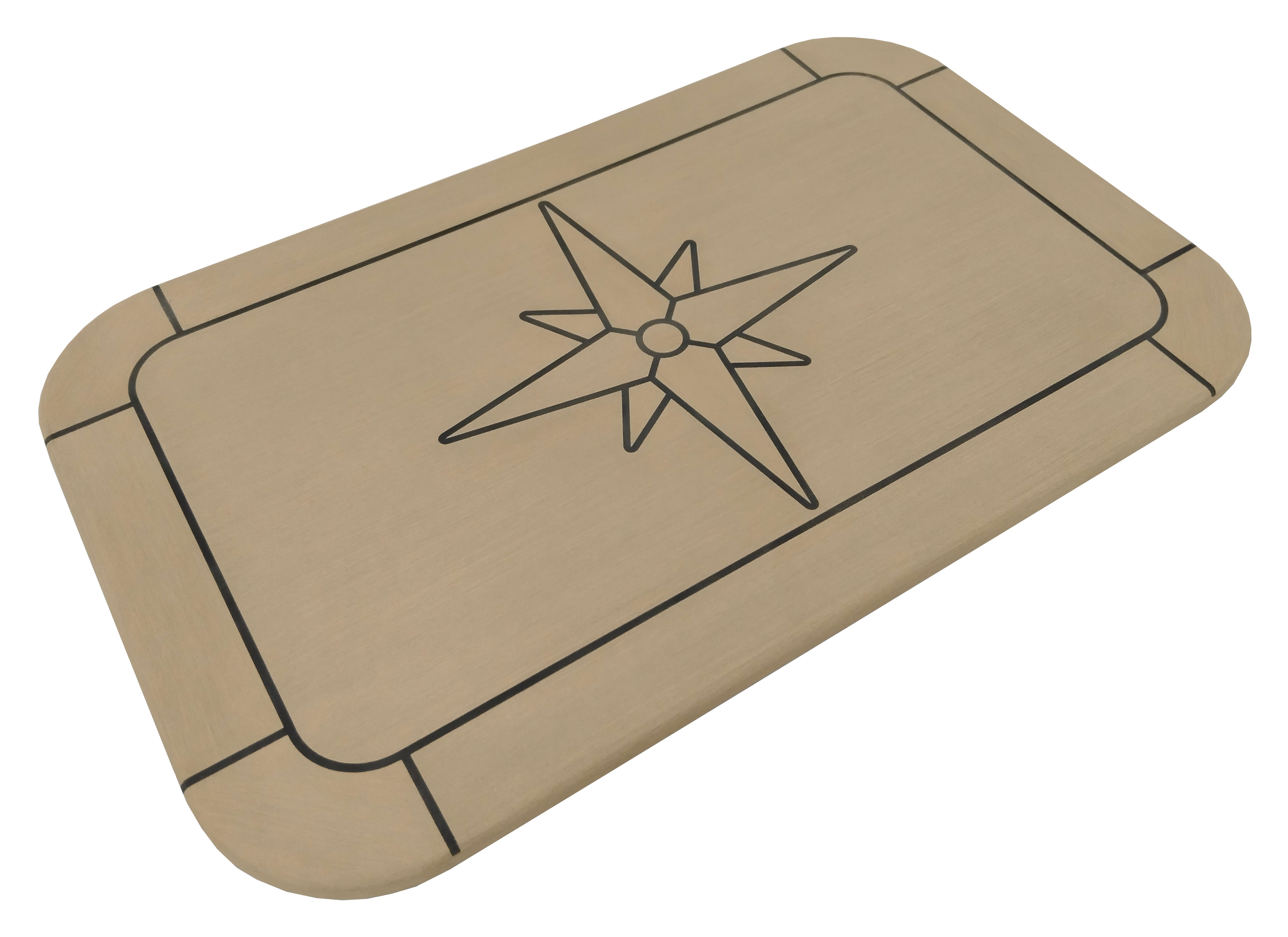 EUDE Tischplatte Eco Teak Classic soft 58 x 90 cm