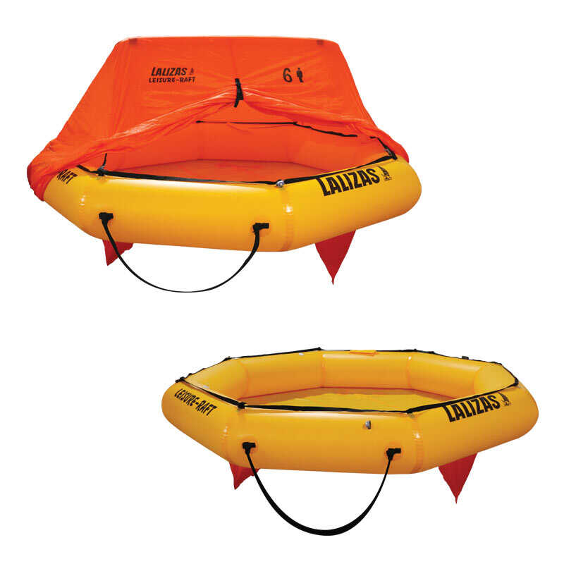 LALIZAS Rettungsinsel Leisure-Raft 6m Leine, 4 bis 6 Personen