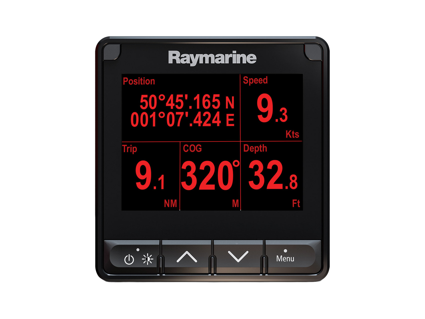 Raymarine i70s Tridata-System für Wind, Log und Echolot