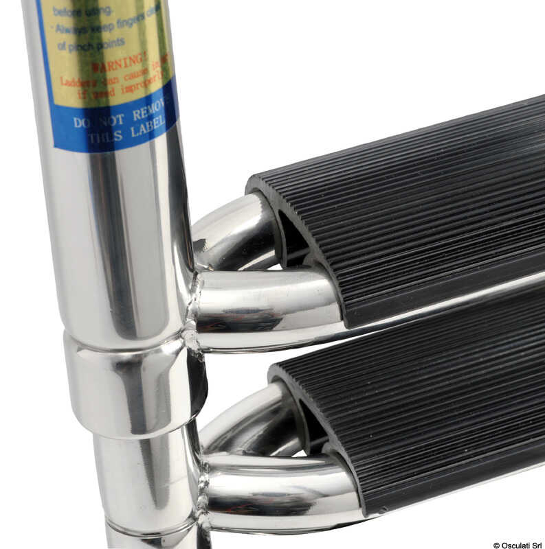 Osculati Teleskop-Badeleiter mit extra breiten Stufen 57 mm