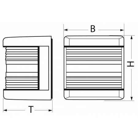 Hella Marine Backbordlaterne 2 SM Serie 2984 Hella Marine Backbordlaterne 2 SM Serie 2984