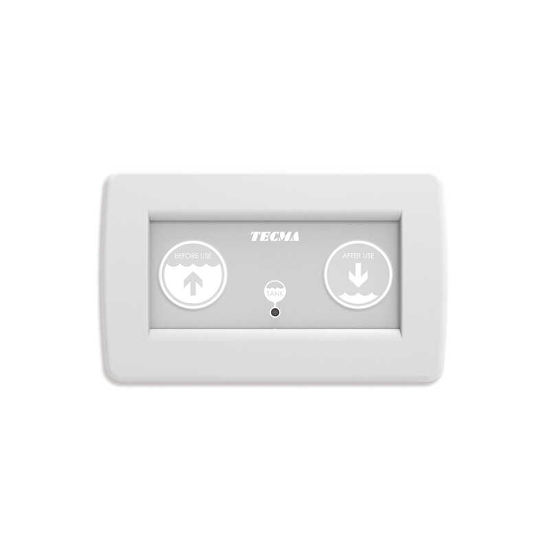 TECMA Elektrische Toilette Silence Plus 2G (2. Generation) mit All-in-One Bedienpanel