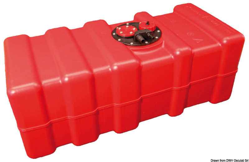 Osculati Kraftstofftank aus Eltex 70 l - 35×80 cm, EG-zugelassen