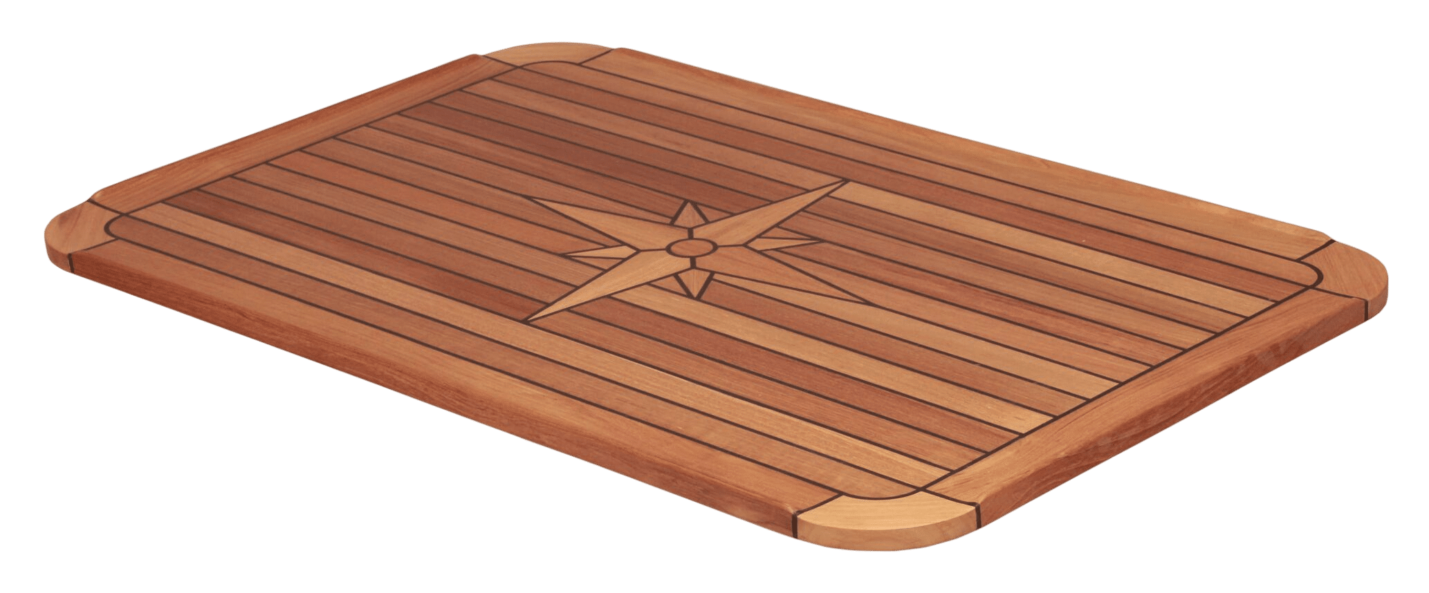 EUDE Teak-Tischplatte Classic 58 x 90 cm