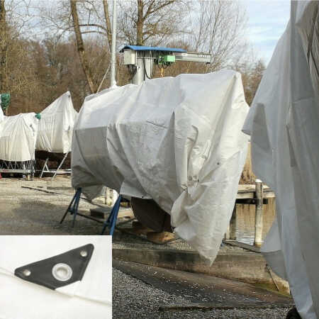Abdeckplane mit Ösen 200 g/m² Abdeckplane mit Ösen 200 g/m²