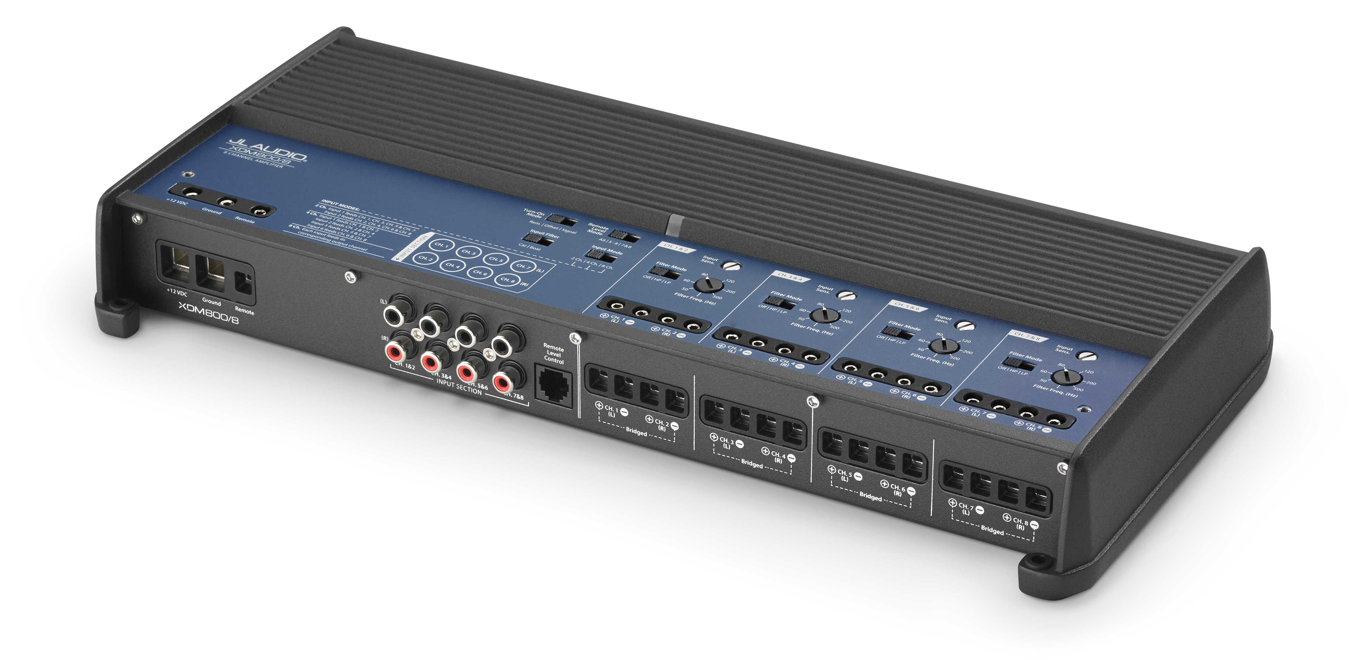 JL Audio Marine XDM-Serie Klasse D Verstärker 800W, 8 Kanal 24V JL Audio Marine XDM-Serie Klasse D Verstärker 800W, 8 Kanal 24V